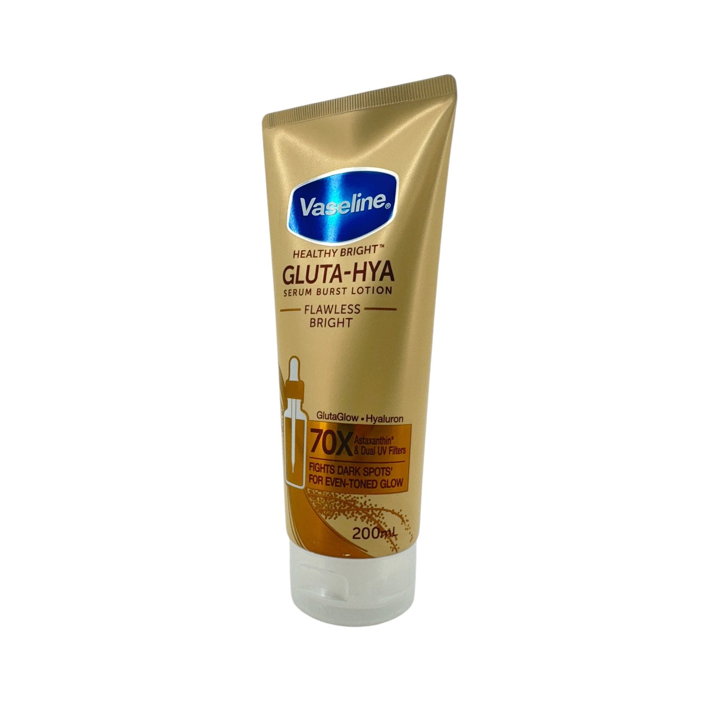 Vaseline Healthy Bright Gluta-Hya Serum Burst Lotion Flawle 200ml