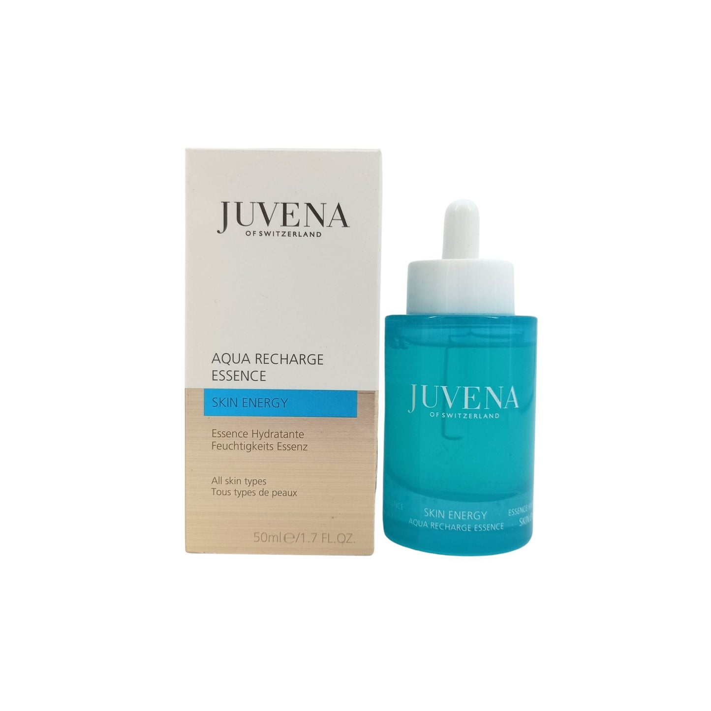 Juvena Aqua Recharge Essence 50ml – Lightweight hydrating essence for refreshed, radiant skin by Zakura Global.