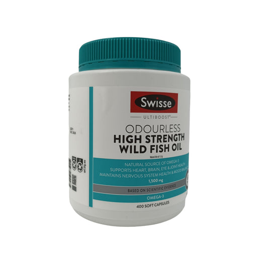 Swisse Ultiboost Odourless High Strength Wild Fish Oil 400caps