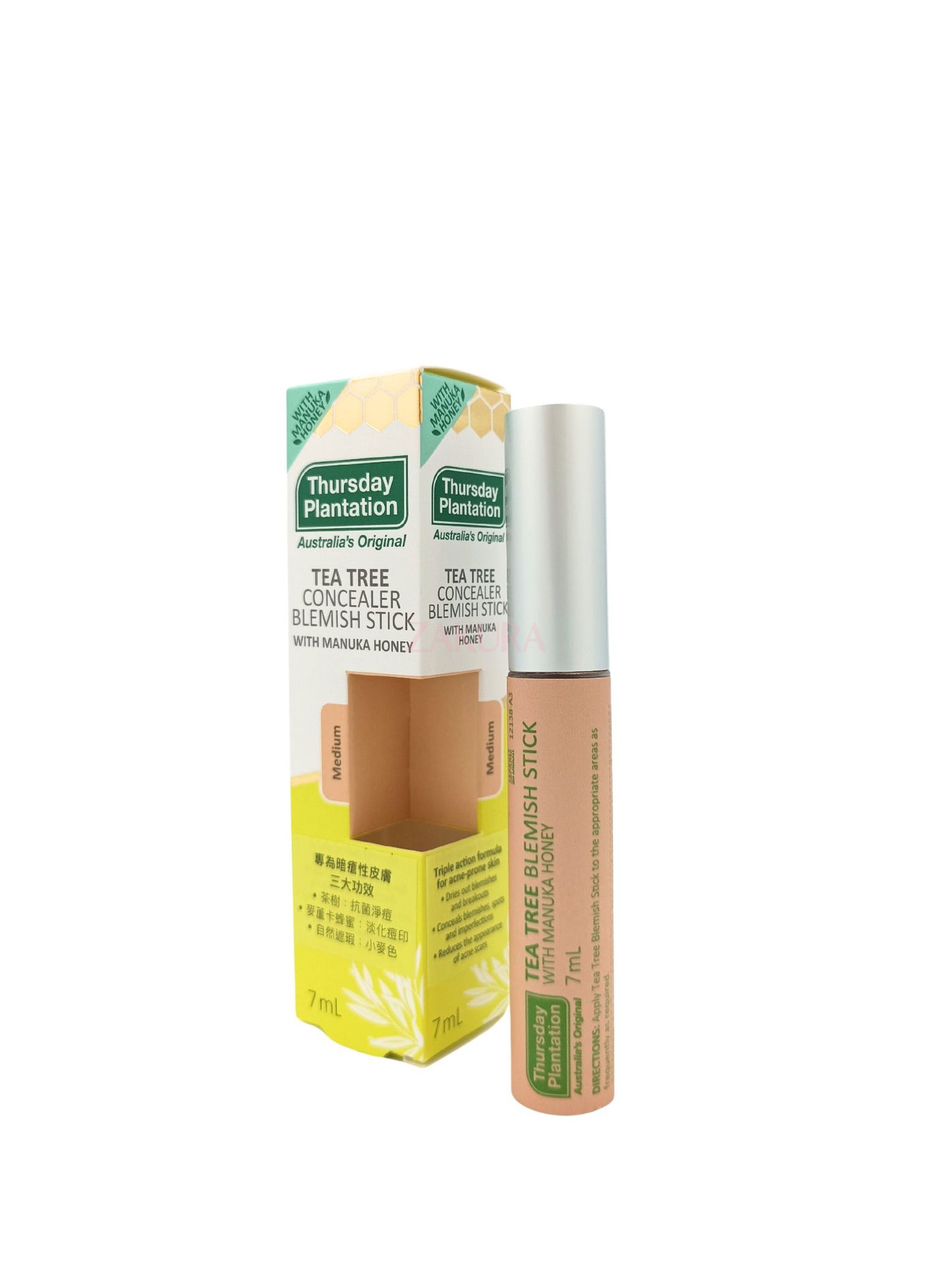 Thursday Plantation Tea Tree Blemish Stick 7ml (Invisible/ Liht/ Medium) Medium