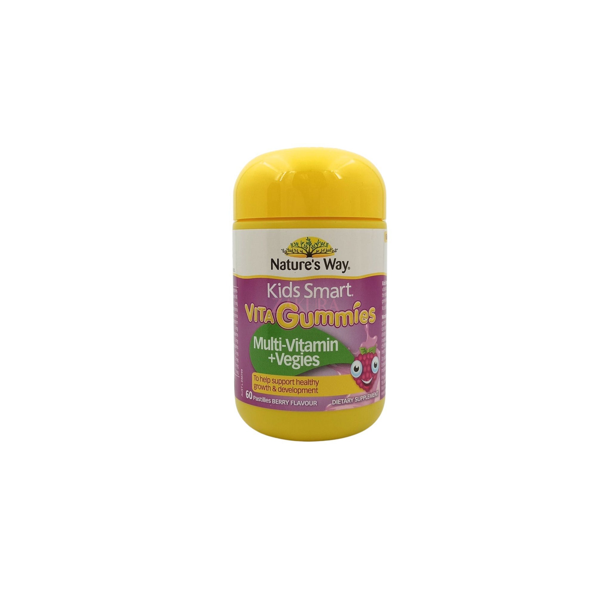 Nature's Way Kids Smart Vita Gummies Multi Vitamin & Vegies 60pills