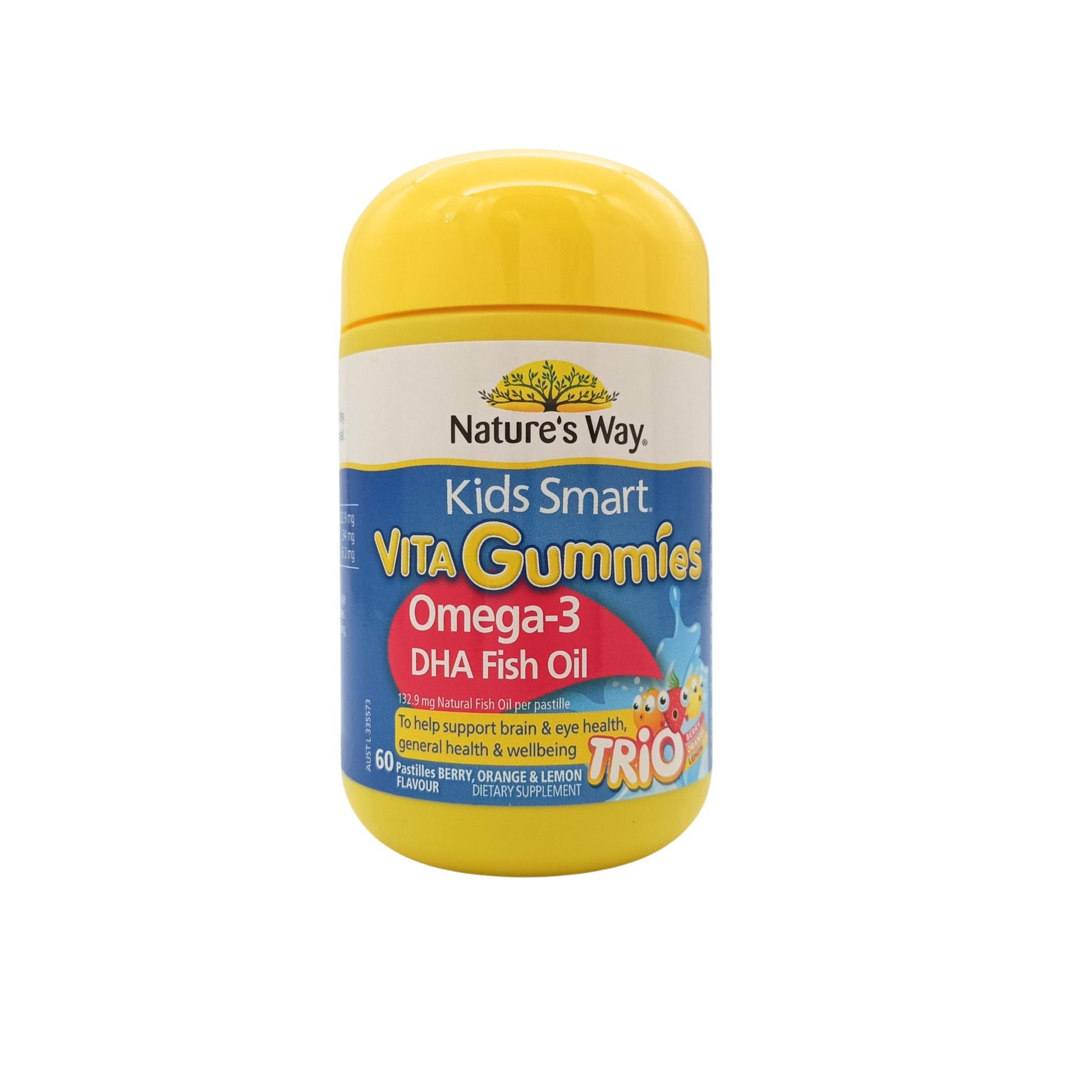 Nature's Way Vita Gummies Omega -3 DHA Fish Oil 60pills