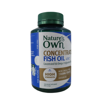 Nature's Own 4 in 1 Concentrated Fish Oil 90caps