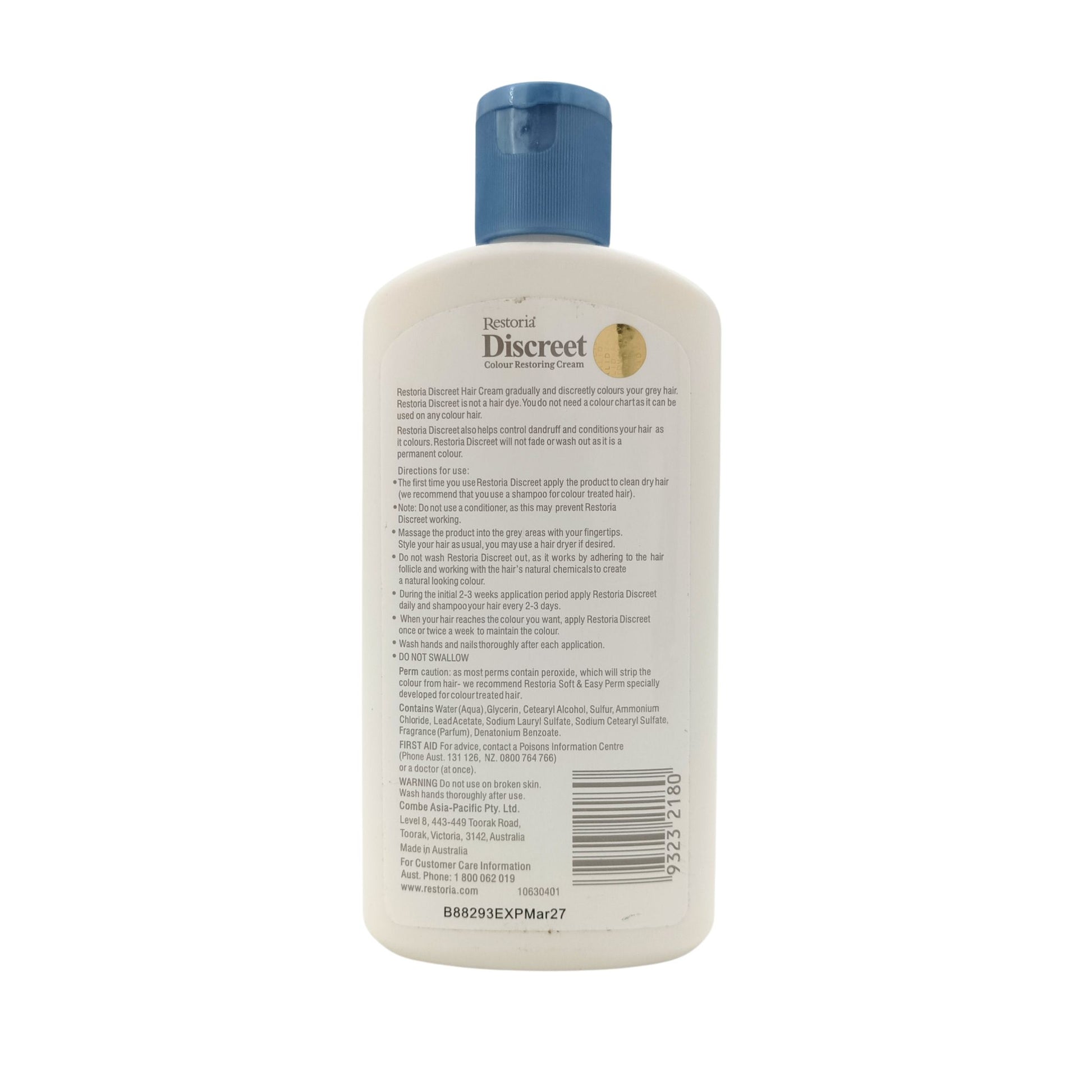 Restorial Discreet Colour Restoring Cream 250ml