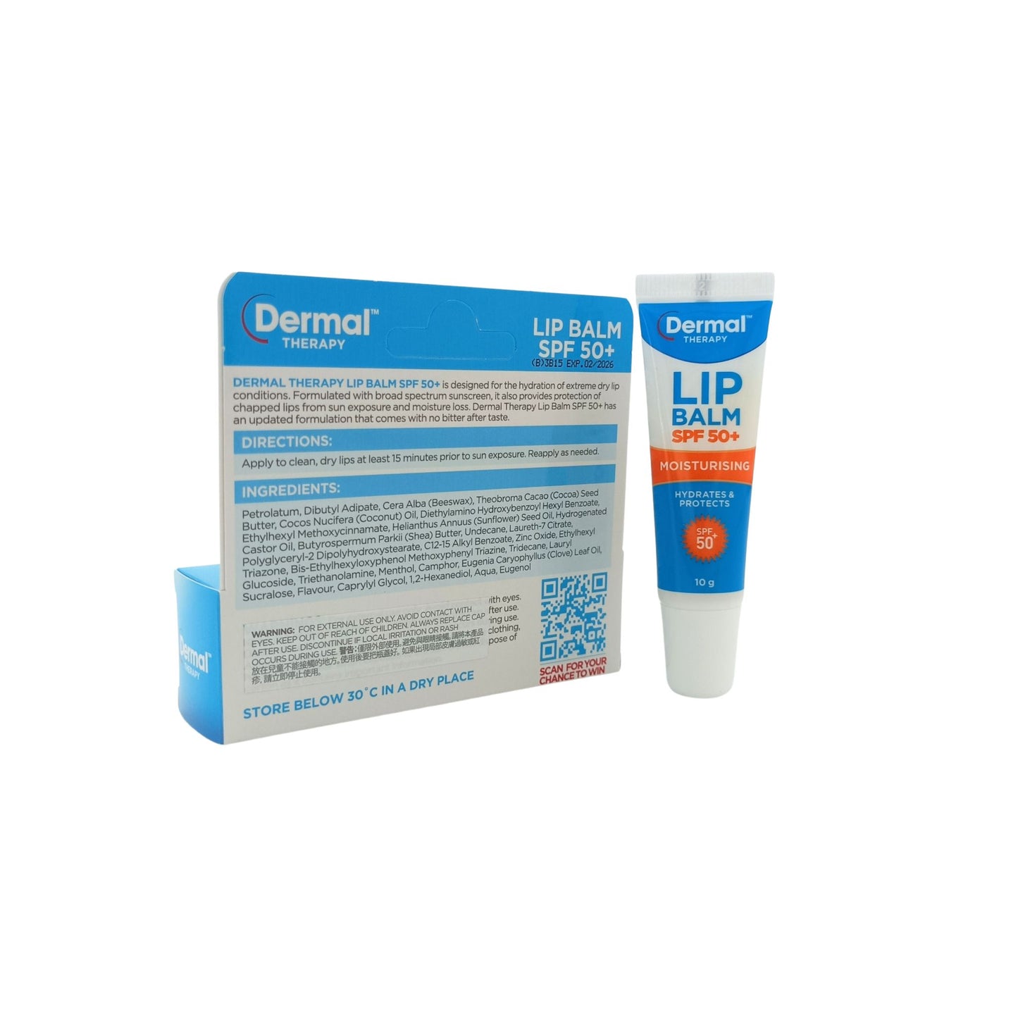 Dermal Therapy Lip Balm SPF50+ 10g