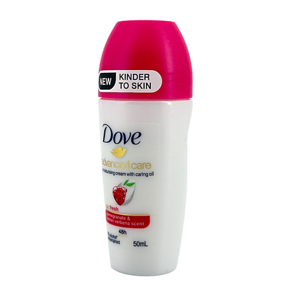 Dove Roll On Pomegranate and Lemon Verbena 50ml – fruity deodorant with gentle care, available at Zakura Global.