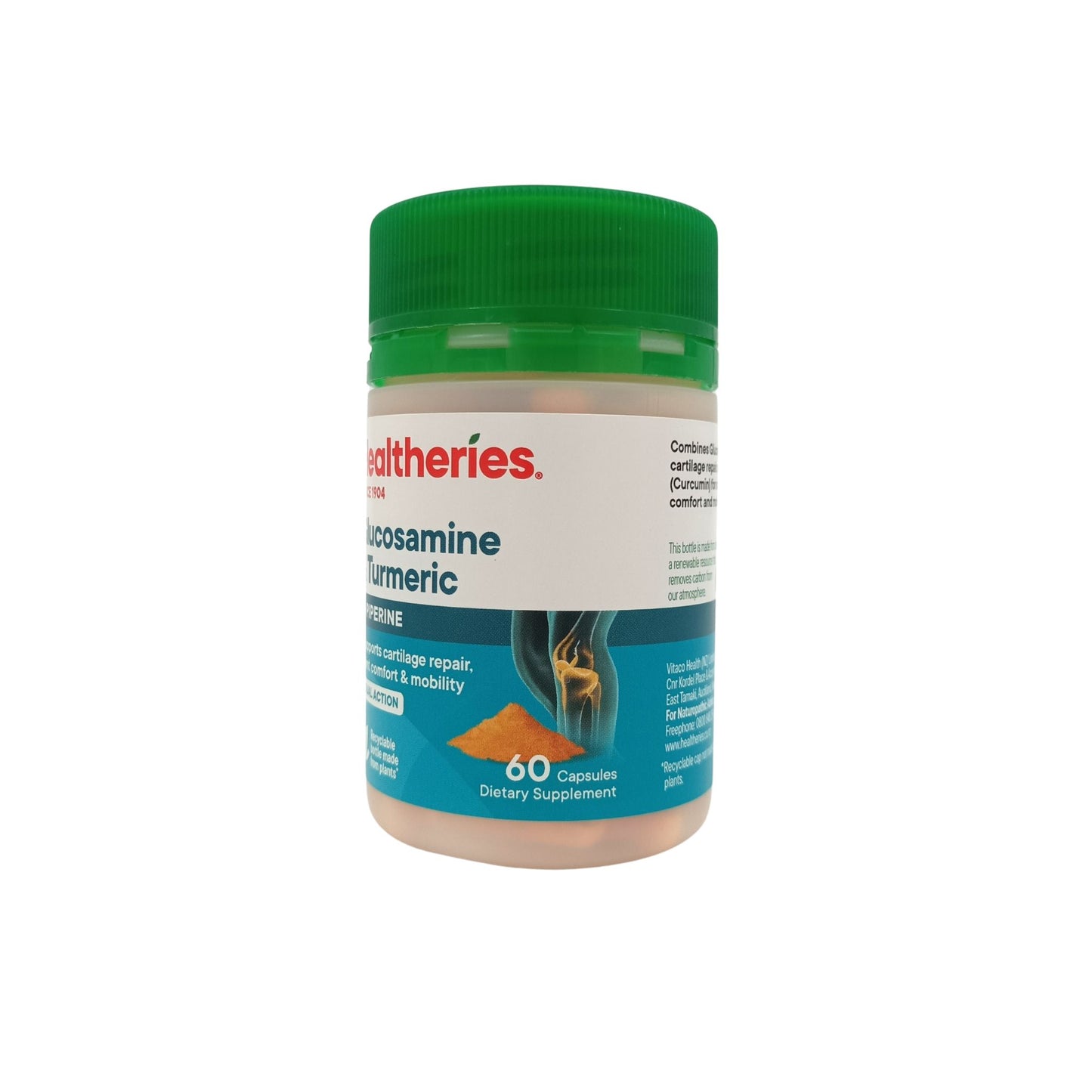 Healtheries Glucosamine + Turmeric 60caps