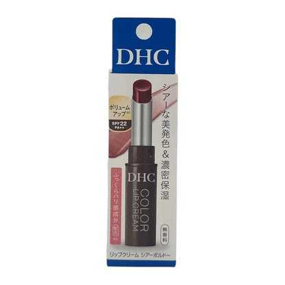 DHC Color Lip Cream Pure Olive SPF22 PA++ - Bordeaux 1.5g