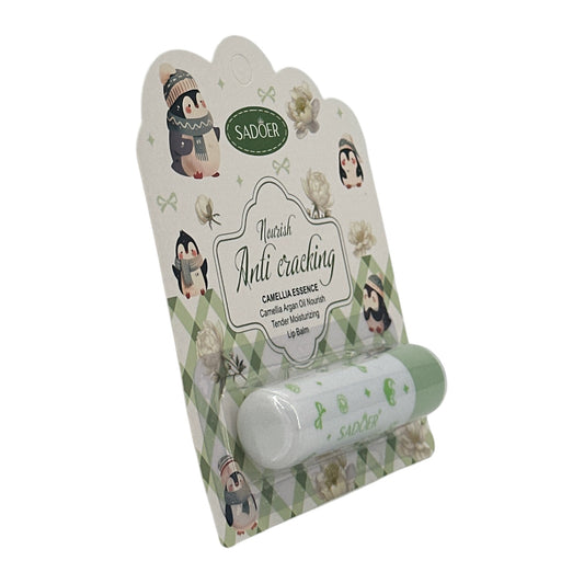 SADOER Camellia & Argan Oil Nourishing Lip Balm (Penguin  3.4g