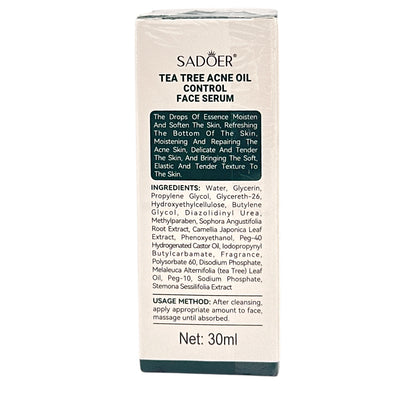 SADOER Tea Tree Anti-Acne Oil-Control Essence 30ml